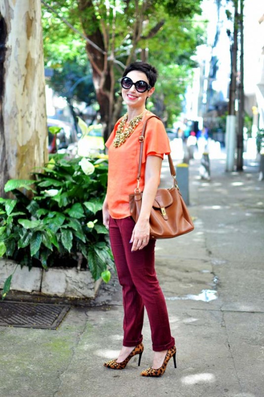 look-salmao-vinho-hojevouassimoff